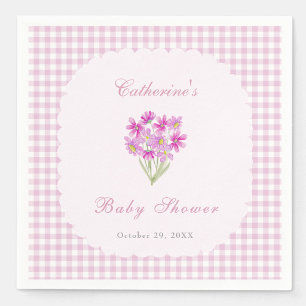 Aquarell-Baby-Party-Pink-Farben-Servietten Serviette