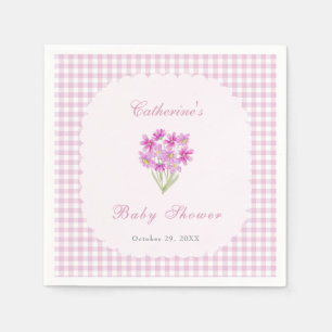 Aquarell-Baby-Party-Pink-Farben-Servietten Serviette