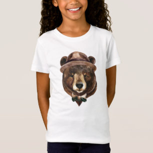 Aquarell-Bärn-Mode T-Shirt