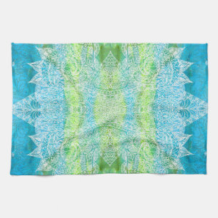 Aquarell-Batik-Paisley-Tee-Tuch Handtuch