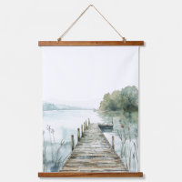 Aquarell-Bergsee