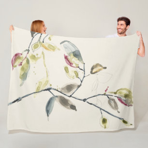 Aquarell-Blatt-Niederlassung Fleecedecke