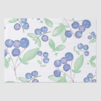 Aquarell-Blaubeerseidenpapier Seidenpapier