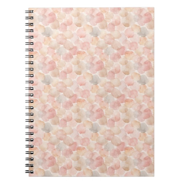 Aquarell-Blob-Muster Notizblock (Vorderseite)