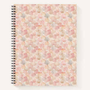 Aquarell-Blob-Muster Notizbuch