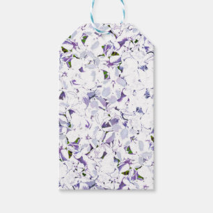 Aquarell Blume aus Hydrangeas. Geschenkanhänger
