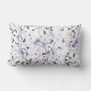 Aquarell Blume aus Hydrangeas. Lendenkissen