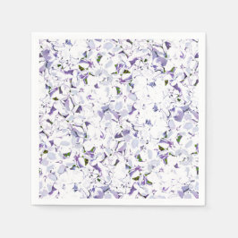 Aquarell Blume aus Hydrangeas. Serviette