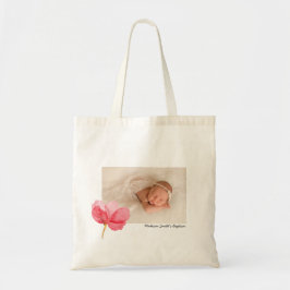 Aquarell-Blume Christening Taufe Tragetasche