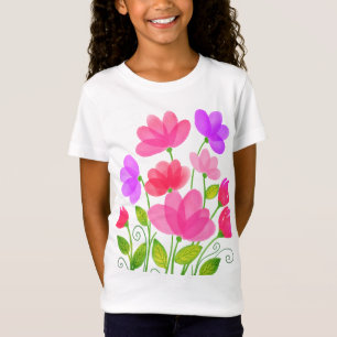 Aquarell-Blumen-Bankett-Design-42704 T-Shirt