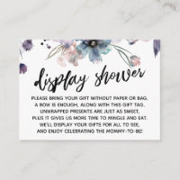Aquarell-Blumen-Display Baby Shower