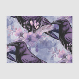 Aquarell Blumen Floral Raven Botanicals Seidenpapier