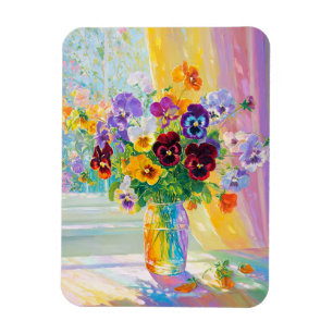 Aquarell-Blumen Magnet