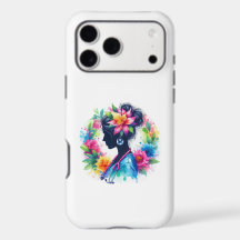Aquarell-Blumen-Schwester-Silhouette - Künstlerisc