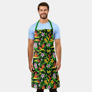 Aquarell-Blumen-und-Frucht-Blumenmuster-23768 Schürze