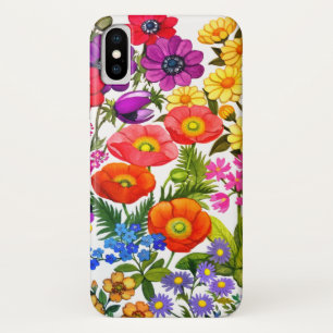 Aquarell-Blumengarten iPhone Fall Case-Mate iPhone Hülle