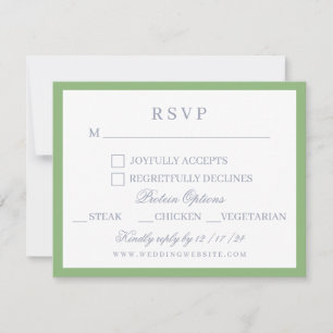 Aquarell Blumengarten Party Wappen Hochzeit RSVP Karte