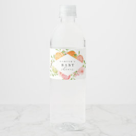 Aquarell Blumenkorallendusche Grüne Kinderdusche
