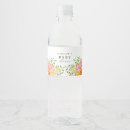 Aquarell Blumenkorallendusche Grüne Kinderdusche