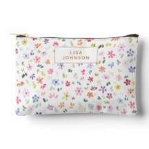 Aquarell-Blumenmuster Schön Personalisiert