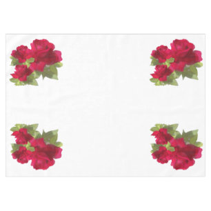 Aquarell-Blumenrosen-Tischdecke Tischdecke