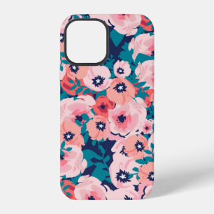 Aquarell-Blumenstrauß nahtloses Muster iPhone 12 Hülle
