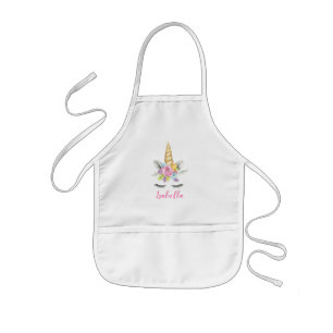 Aquarell Blumenzwiebeln Personalisiert Kinderschürze
