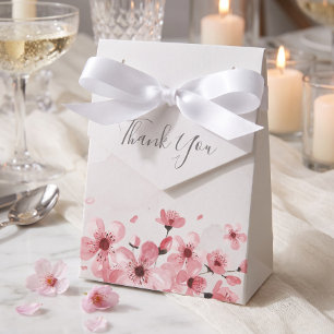 Aquarell-Blüten-Kirschblüten-Hochzeit Geschenkschachtel
