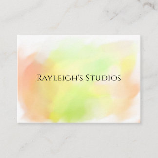 Aquarell Boho Cottage Shabby Chic Visitenkarte