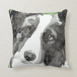 Aquarell-Border-Collie-Geschenke Kissen