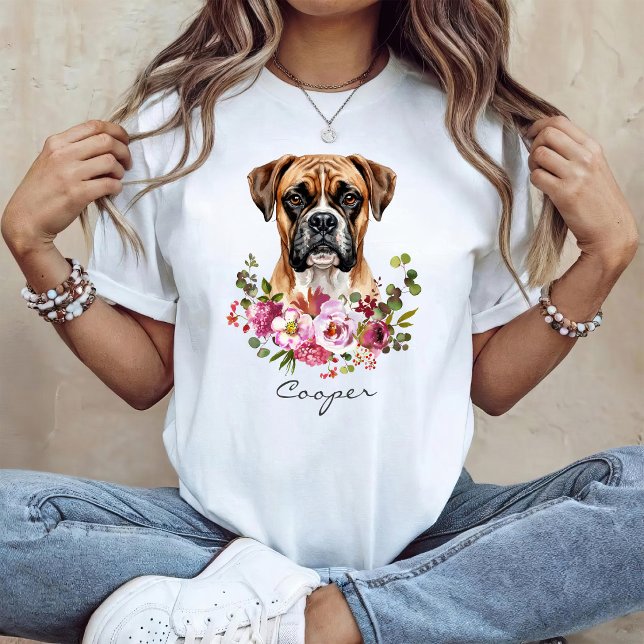 Aquarell-Boxer T-Shirt (Von Creator hochgeladen)
