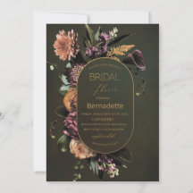 Aquarell Brillante Blume Gold Bridal