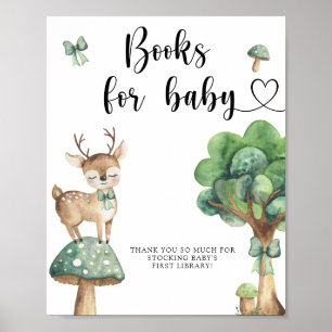 Aquarell - Bücher für Babyposter Poster