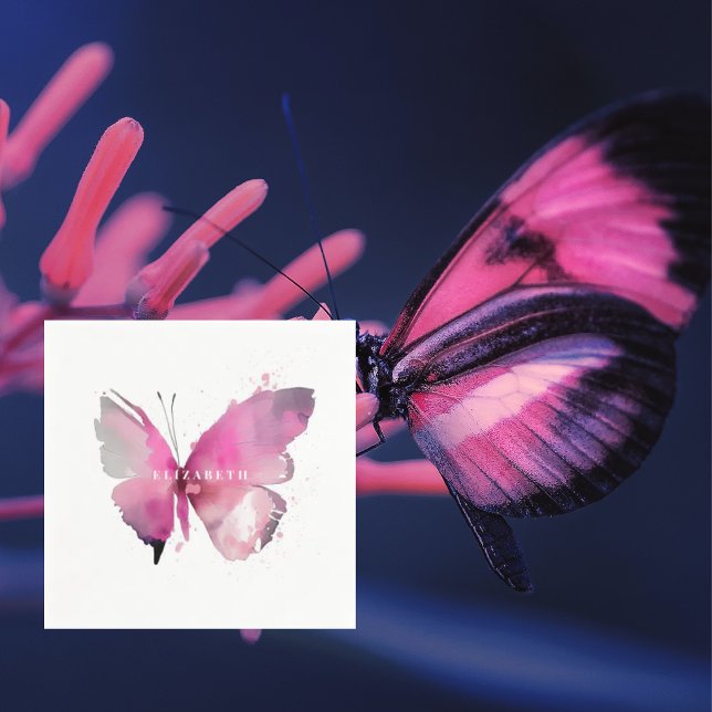 Aquarell Butterfly Babydusche Personalisiert Serviette (Von Creator hochgeladen)