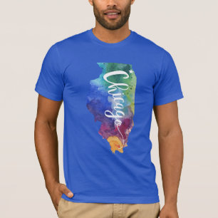 Aquarell Chicago T-Shirt
