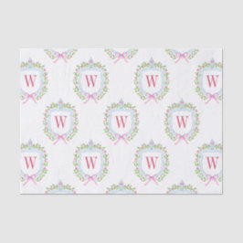 Aquarell Chinoiserie Ginger Jars Monogram Wappen Seidenpapier