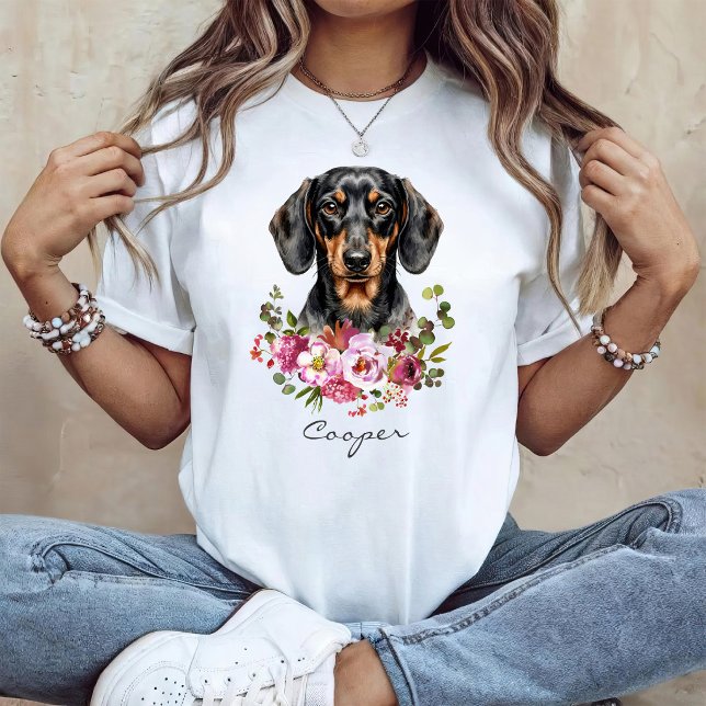 Aquarell-Dackel T-Shirt (Von Creator hochgeladen)