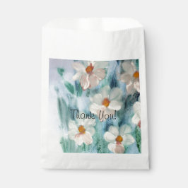 Aquarell Daisy Flower Geschenktütchen