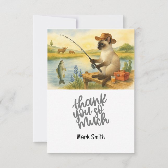 Aquarell Dankeskarte (Vorderseite)