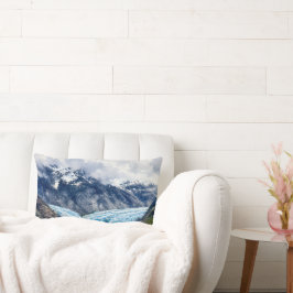Aquarell Dawes-Gletscher Alaska Ferienhäuser Gemüt Lendenkissen