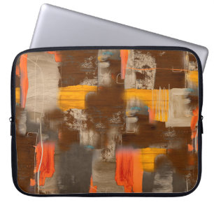 Aquarell-digitales Hintergrundmuster auf Hintergru Laptopschutzhülle