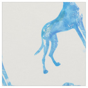 Aquarell Dogge Näharbeiten Stoff