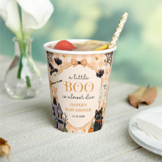 Aquarell Ein Kleiner Geist Halloween Baby Shower Pappbecher