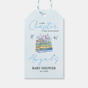 Aquarell Ein neues Kapitel beginnt Baby-Junge Show Geschenkanhänger