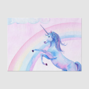 Aquarell-Einhorn-Seidenpapier Seidenpapier