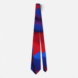 Aquarell Einzigartig Luxus Red Blue Print Krawatte