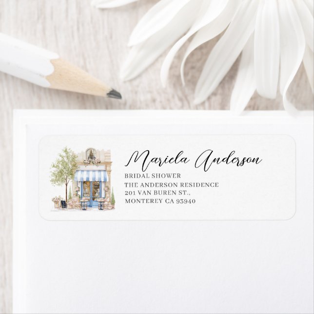 Aquarell elegant Sie sagte oui Brautparty (Insitu)