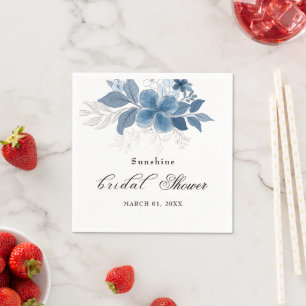 Aquarell Elegante Eukalyptus Serviette