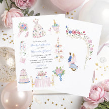Aquarell Elegante handgezeichnete rosa blaue   Bra