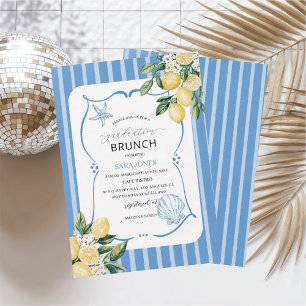 Aquarell Elegante Wildblumen AbschlussEinladung Einladung